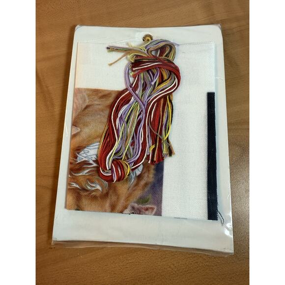 New Dimensions Lazy Day Pals Gallery Crewel Kit 7" x 5" Dog & Kittens 2002 6228 - Picture 4 of 4